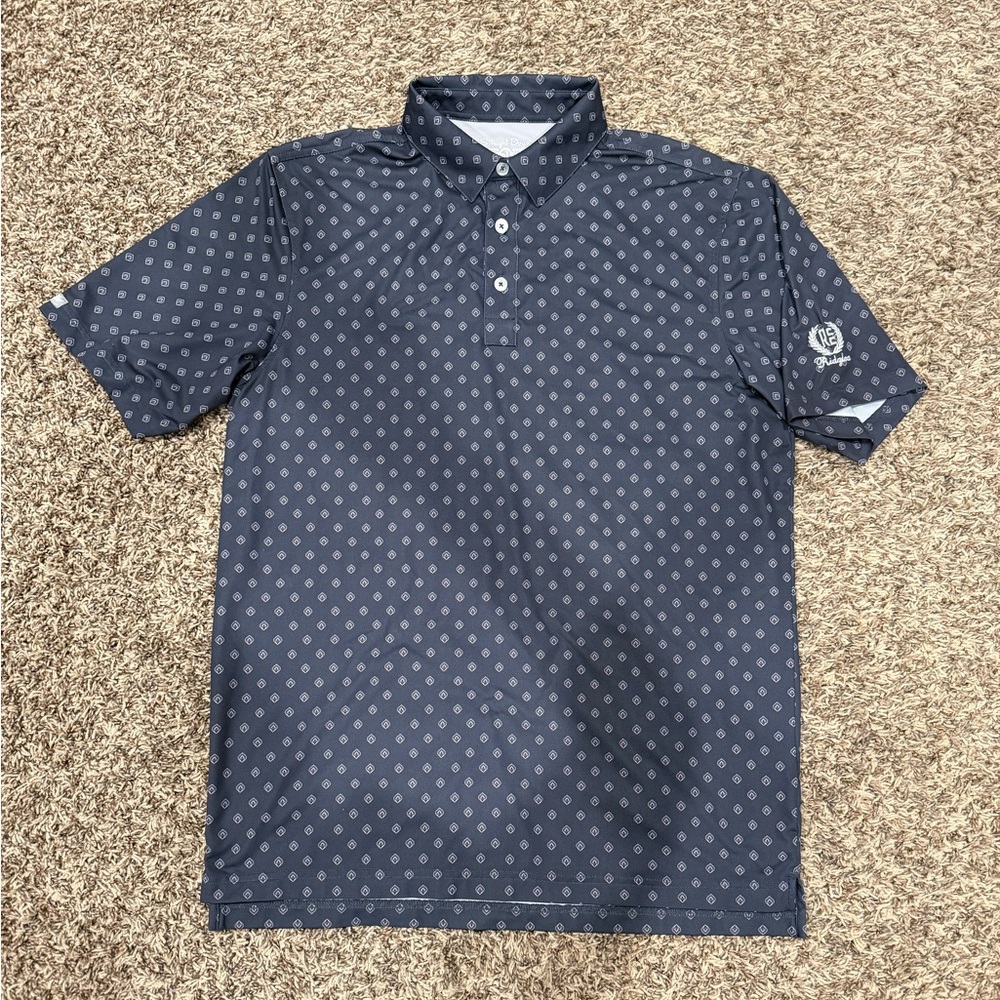 Straight Down Sz Medium Golf Polo